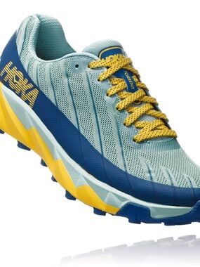 New Hoka Women’s Torrent Trail Green Polka Dot Sneakers Size 7 Sample Shoes